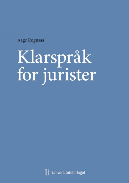 Klarspråk for jurister